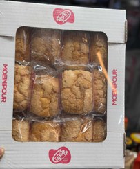 تصویر کیک دانمارکی گل محمدی معینی پور_۷۰گرم بسته 24 عددی 