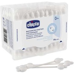 تصویر گوش پاک کن 90 عددی محافظ دار چیکو chicco Cotton Swab code:134410