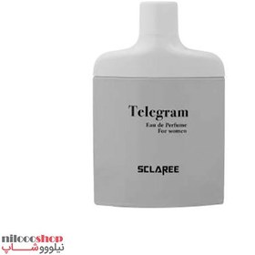 تصویر ادوپرفیوم زنانه اسکلاره مدل Telegram حجم 100 میلی لیتر Sclaree Telegram Eau De Parfum For Women 100ml