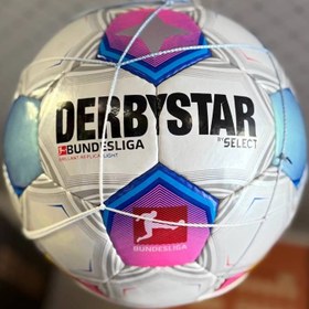 تصویر توپ فوتبال و فوتسال derbystar رویه کره ای - هفت رنگ / فوتسال 