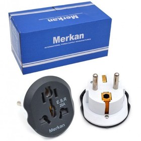 تصویر مبدل پریز 3 به 2 مرکان 