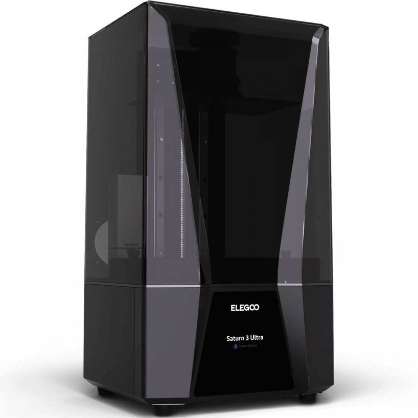 ELEGOO Saturn 3 UItra Resin 3D Printer, 10-Inch 12K Monochrome LCD,  8.62x4.84x10.24 Inch Large Printing Size 