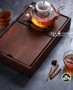 تصویر میز چای کلاسیک روسی (بدون محتویات) 