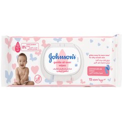 تصویر جانسون دستمال مرطوب درب دار 72 عددی Johnsons 