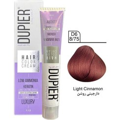 تصویر رنگ مو دوپیر کم آمونیاک شماره D6 دارچینی روشن 