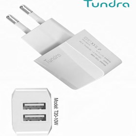 تصویر شارژر دیواری ،10.5W دارای دو درگاه USB Type-A 