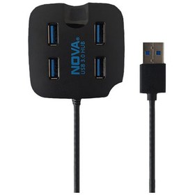 تصویر هاب USB3.0 چهار پورت X-NOVA با سری USB-A مدل x790 x-nova x790