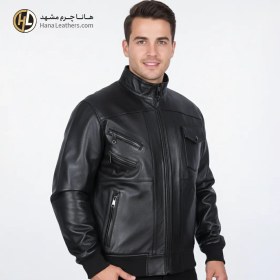 تصویر کاپشن چرم مردانه CO-01 