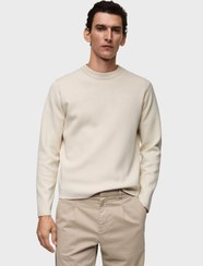 تصویر ژاکت بافتنی مناسب اندام برند mango man Regular-Fit Knitted Sweater