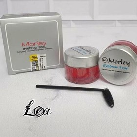 تصویر ژل صابون ابروی مورلیMORLEY براش دار 