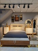 تصویر تخت خواب مینیمال مدل دیبا 