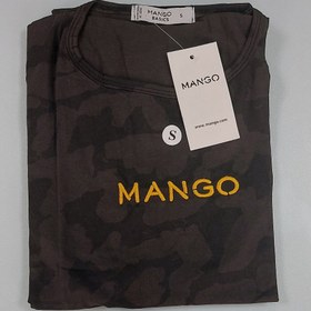 تصویر تیشرت نخی زنانه منگو طرح دار - اسمال S / ۱۷۵۰۰۰ T-shirt Mango