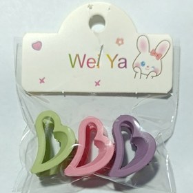 تصویر کلیپس کوچک طرح قلبی 