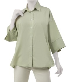 تصویر شومیز زنانه سبز سرژه Serge کد 232175 