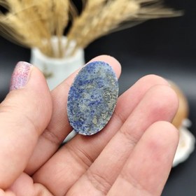 تصویر نگین لاجورد افغان اصل معدنی کد 9266 
