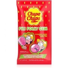 تصویر آدامس پشمکی توت فرنگی چوپاچوپس 11 گرم Chupa Chups 01528