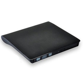 تصویر باکس تبدیل DVD رایتر اینترنال SATA به اکسترنال USB 2.0 سایز اسلیم 9.5 External DVD-RW Slim 9.5mm Enclosure USB2.0