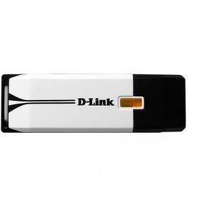تصویر کارت شبکه بیسیم N300Mbps دی لینک دو بانده USB مدل DWA-160 