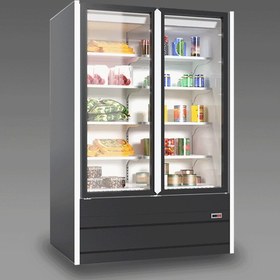 تصویر فریزر ایستاده دو درب موتور سرخود مدل آذریت ۱.۴ متری 