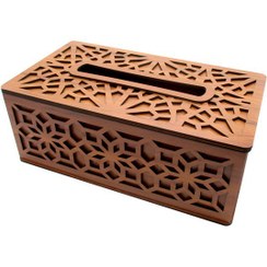 تصویر جادستمال کاغذی چوبی مشبک Paper napkin holder