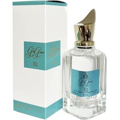 تصویر ادکلن جورجیوس زنانه مدل ایکس کیو فیروزه ای حجم 100 میل Gorgeous XQ Eau de Parfum 