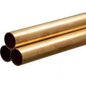 تصویر لوله برنجی 15 میل - 0.75 میلیمتر Brass tube 15 mm