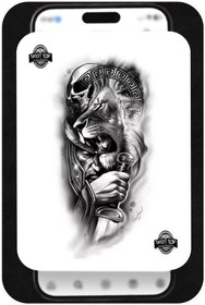 تصویر اسپری تاتو موقت ۱۲۰ میلی‌لیتر طرح شیر و گرگ 