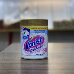 تصویر پودر لکه بر لباس های سفید ونیش Vanişh