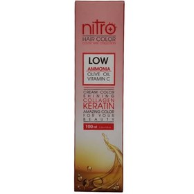 تصویر رنگ مو نیترو پلاس حاوی کراتین مدل قهوه ای زیتونی متوسط شماره 5.3 Nitro-hair-color-No