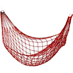 تصویر ننو توری - قرمز Mesh Hammock