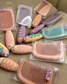 تصویر شونه فانتزی پینترستی - گلبهی 