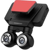 تصویر دوربین خودرو پاورولوژی مدل P4KCAM108 ۴K دو دوربین 