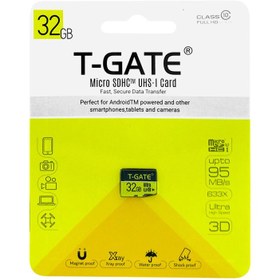 تصویر رم میکرو 32 گیگ T-GATE مدل U1 95MB/s 633X 