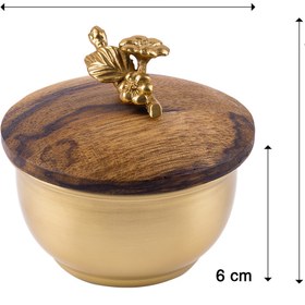 تصویر قندان گلدکیش مدل گلدن بلاسم 