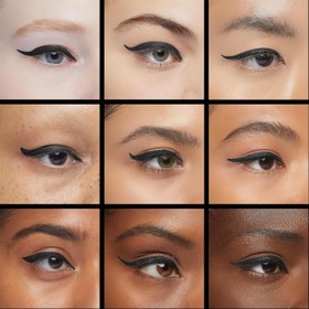 تصویر خط چشم ضدآب نیکس مدل 800897085605 NYX PROFESSIONAL MAKEUP Epic Ink Liner, Waterproof Liquid Eyeliner - Black, Vegan Formula 1 Count (Pack of 1) Black Liner
