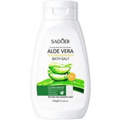 تصویر نمک بدن آلوئه ورا سادور SADOER حجم 430 میل ALOE VERA BATH SALT