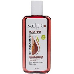 تصویر شامپو تقویت کننده موی سر اسکالپیا حجم ۲۰۰ میلی لیتر ضد ریزش و بدون سولفات 