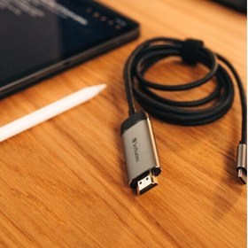 تصویر کابل تبدیل USB-C بهHDMI 4Kمتر1.5 اورحینال آمازون 