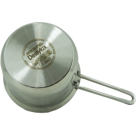 تصویر شیرجوش استیل سایز 16 دستی لوکس Destilux Steel sauce pot Destilux size 16