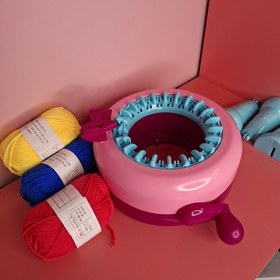 تصویر دستگاه بافندگی بزرگ 