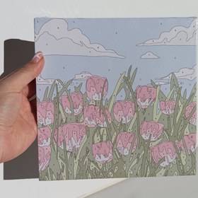 تصویر نقاشی گواش دار20×20 