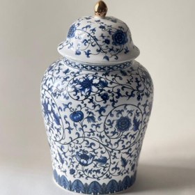 تصویر بانکه سرامیکی قلم آبی 