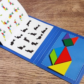 تصویر تانگرام کتابی مگنتی 