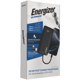 تصویر پاوربانک انرجایزر مدل UE20076PQ ظرفیت ۲۰۰۰۰ میلی آمپر ساعت 