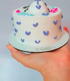 تصویر مینی کیک تعیین جنسیت Boy or Girl cake