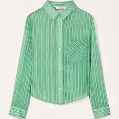 تصویر پیراهن ویسکوز یقه‌دار با دکمه از برند زارا (زنانه) 