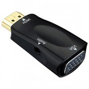 تصویر مبدل HDMI به VGA و Audio مدل HD adaptor HDMI to VGA and Audio HD adaptor