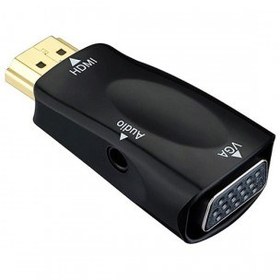 تصویر مبدل HDMI به VGA و Audio مدل HD adaptor HDMI to VGA and Audio HD adaptor