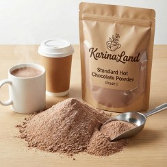 تصویر هات چاکلت گرید ۲ (اقتصادی) – طعم شیرین و ملایم (سبک کلاسیک) قیمت هات چاکلت ارزان، پودر کاکائو شیرین شده، خرید هات چاکلت فله خانگی، نوشیدنی شکلاتی صبحانه، هات چاکلت روشن، هات چاکلت مخصوص کودکان