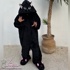 تصویر سرهمی گربه مشکی 